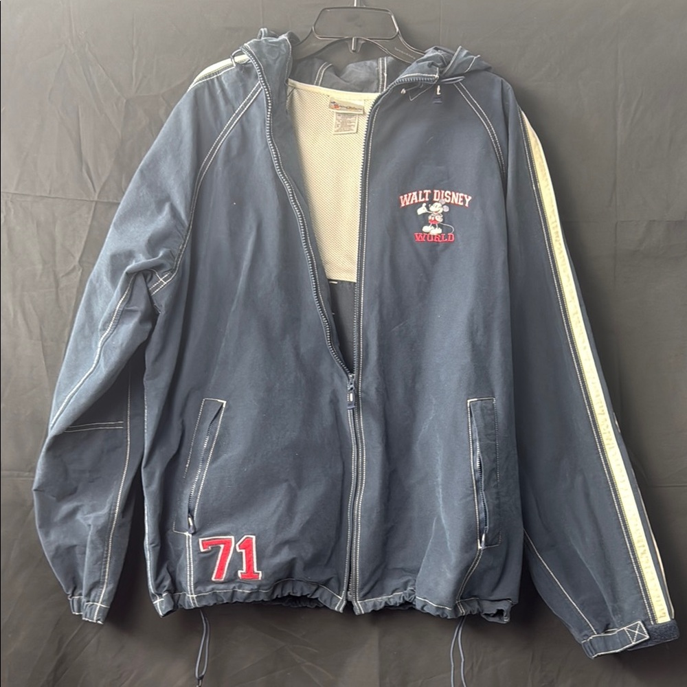 Disney Navy Jacket with Embroidered Details